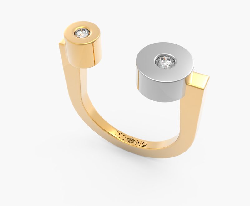 Bague BB1 Ouka - perspective