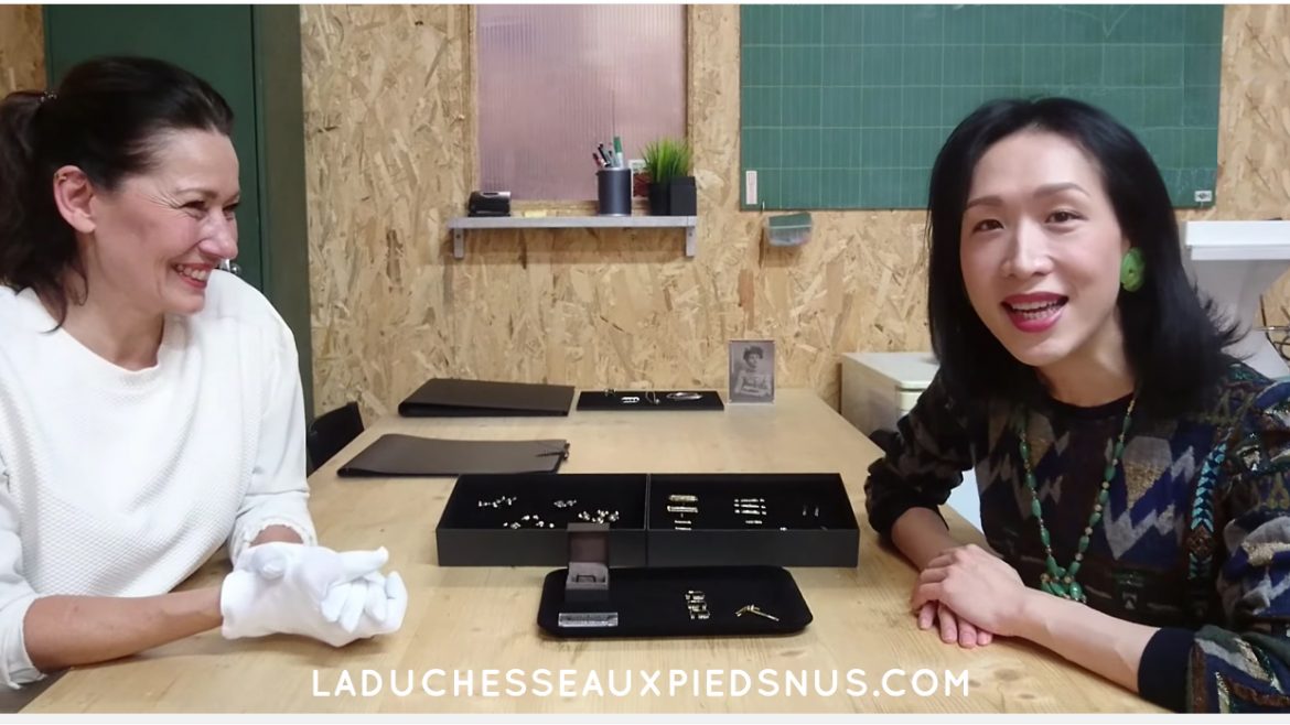 Sony Chan est venue découvrir l’atelier de LA DUCHESSE AUX PIEDS NUS